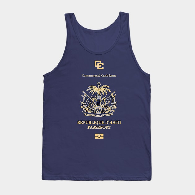 Haiti passport Tank Top by Travellers